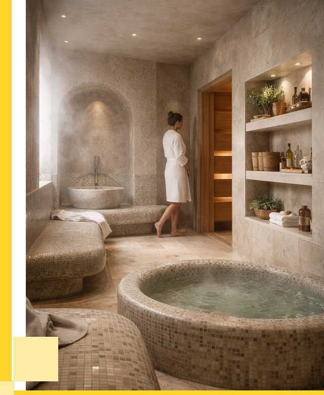 Строительство бани с хамамом в Ефремах от 768375 р. | ЭриданФрм