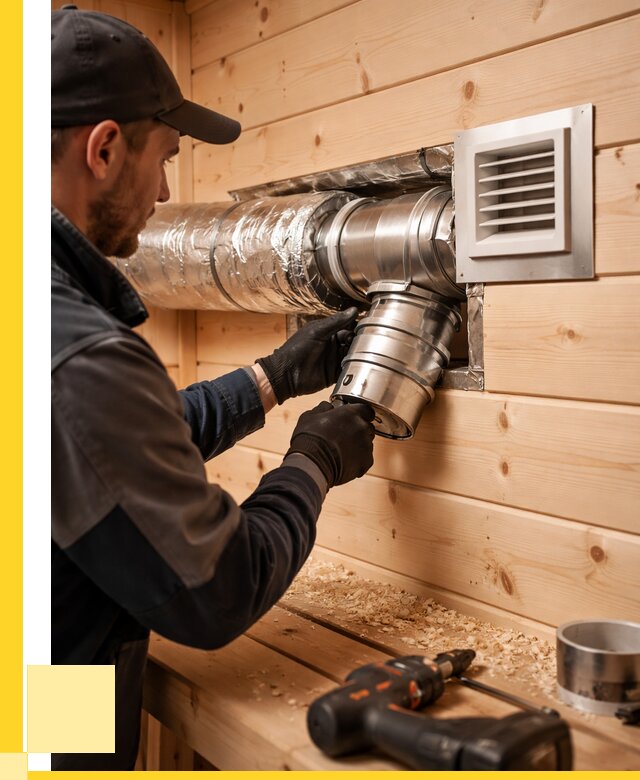 Монтаж вентиляции бани в Ефремах от 12294 р. | ЭриданФрм