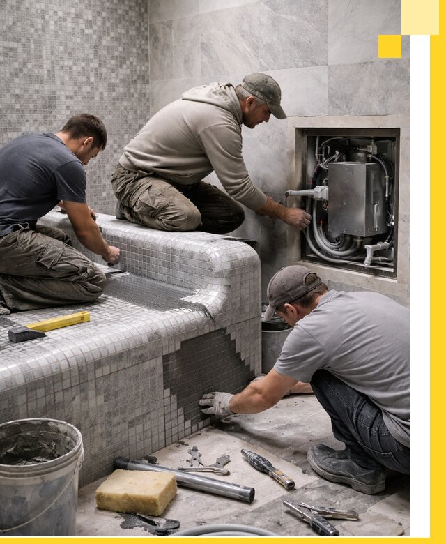 Проекты хамамов под ключ в Ефремах и дизайн и строительство