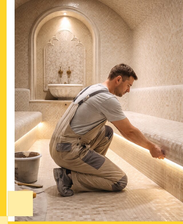 Отделка хамамов под ключ в Ефремах от 5635 р. | ЭриданФрм