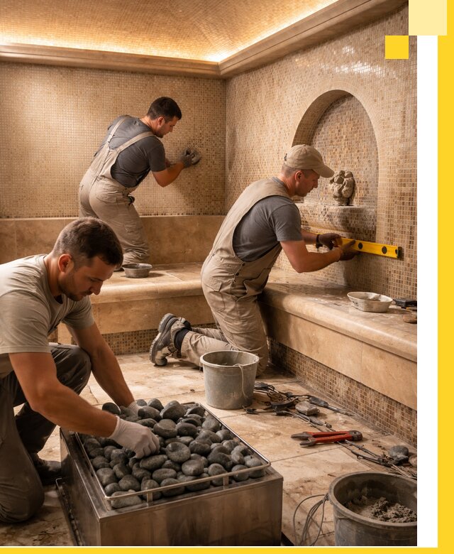 Проектирование и строительство хамама и сауны в Ефремах