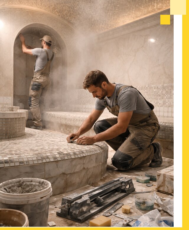 Профессиональный дизайн хамама и SPA под ключ в Ефремах