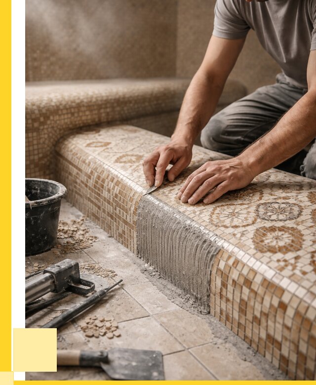 Плитка для хамама под ключ в Ефремах от 3586 р. | ЭриданФрм